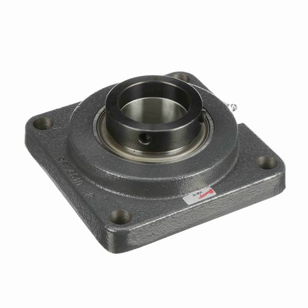 BROWNING Mounted Cast Iron Four Bolt Flange Ball Bearing, 52100 Bearing Steel, Eccentric Lock VF4E-135